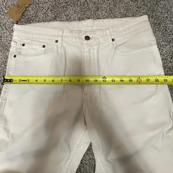 BILLS KHAKIS Men's 5-Pkt Classic Fit Bullard Twill Size 34 In Bone - Picture 7 of 11